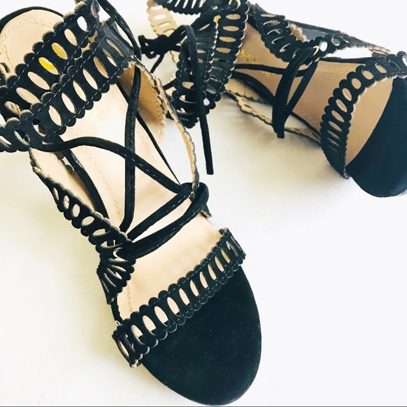 Lace Up Gladiator Heels - Picture 3 of 7